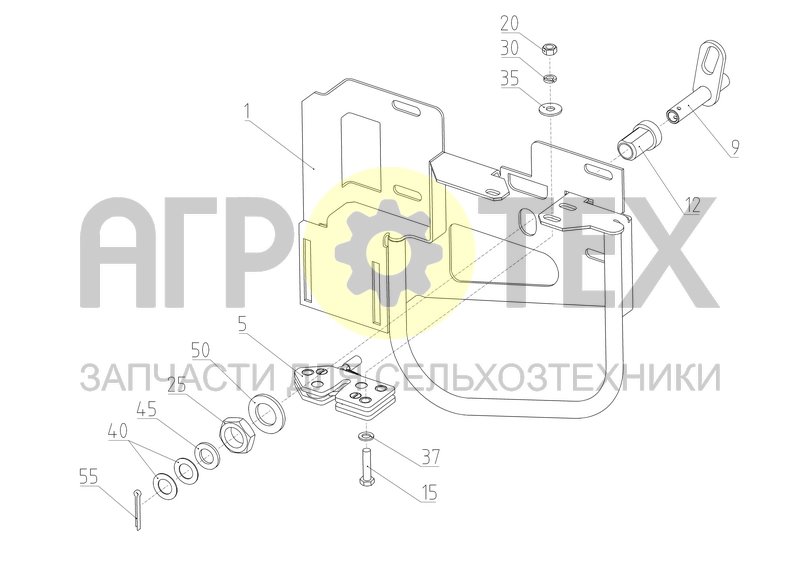 Чертеж Замок (181.56.51.700-01)